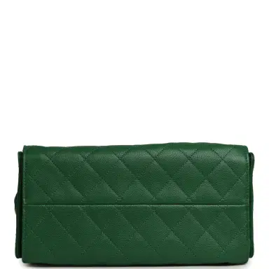 Chanel Chanel Small 25 Hobo Bag Green Caviar Gold Hardware | Thumbnail 6 Chanel Chanel Small 25 Hobo Bag Green Caviar Gold Hardware | Thumbnail 6