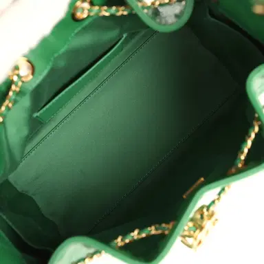 Chanel Chanel Small 25 Hobo Bag Green Caviar Gold Hardware | Thumbnail 10 Chanel Chanel Small 25 Hobo Bag Green Caviar Gold Hardware | Thumbnail 10