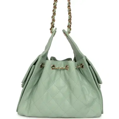 Chanel Chanel Small 25 Hobo Bag Light Green Caviar Gold Hardware | Thumbnail 4 Chanel Chanel Small 25 Hobo Bag Light Green Caviar Gold Hardware | Thumbnail 4
