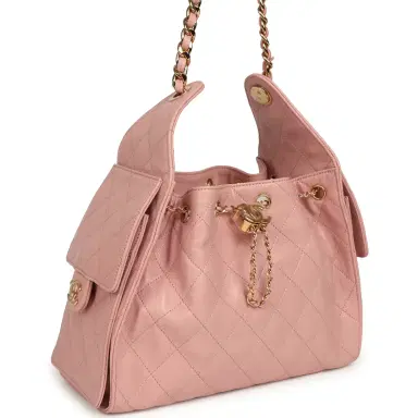 Chanel Chanel Small 25 Hobo Bag Light Pink Caviar Gold Hardware | Thumbnail 2 Chanel Chanel Small 25 Hobo Bag Light Pink Caviar Gold Hardware | Thumbnail 2