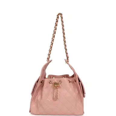 Chanel Chanel Small 25 Hobo Bag Light Pink Caviar Gold Hardware | Thumbnail 6 Chanel Chanel Small 25 Hobo Bag Light Pink Caviar Gold Hardware | Thumbnail 6