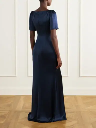 Saloni Marilyn Silk-satin Gown | Thumbnail 3 Saloni Marilyn Silk-satin Gown | Thumbnail 3