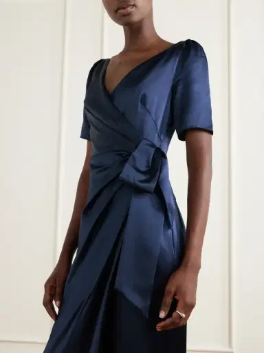 Saloni Marilyn Silk-satin Gown | Thumbnail 4 Saloni Marilyn Silk-satin Gown | Thumbnail 4