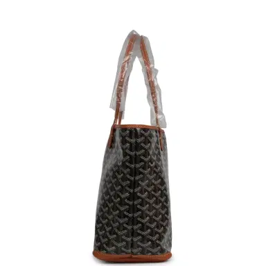 goyard Goyard Goyardine Black, Brown Artois PM Palladium Hardware | Thumbnail 3 goyard Goyard Goyardine Black, Brown Artois PM Palladium Hardware | Thumbnail 3