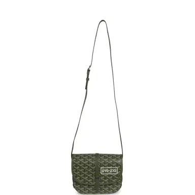goyard Goyard Goyardine Khaki Belvedere PM Palladium Hardware | Thumbnail 7 goyard Goyard Goyardine Khaki Belvedere PM Palladium Hardware | Thumbnail 7