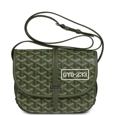 goyard Goyard Goyardine Khaki Belvedere PM Palladium Hardware | Thumbnail 1 goyard Goyard Goyardine Khaki Belvedere PM Palladium Hardware | Thumbnail 1