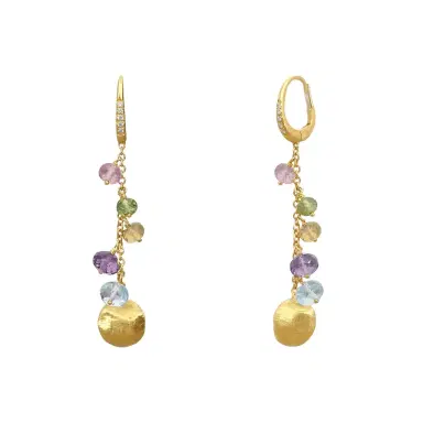 MARCO BICEGO Marco Bicego Africa Multi-Gemstone 18K Yellow Gold Drop Earrings by The Solist | Thumbnail 1 MARCO BICEGO Marco Bicego Africa Multi-Gemstone 18K Yellow Gold Drop Earrings by The Solist | Thumbnail 1