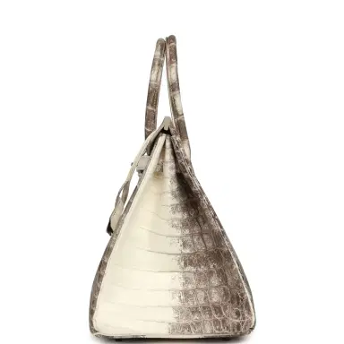 HERMÈS Hermes Birkin 35 Himalaya Niloticus Crocodile Palladium Hardware | Thumbnail 3 HERMÈS Hermes Birkin 35 Himalaya Niloticus Crocodile Palladium Hardware | Thumbnail 3