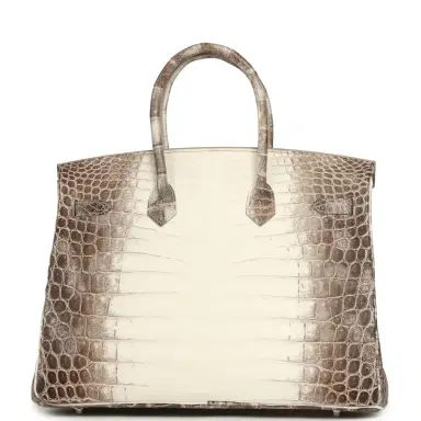 HERMÈS Hermes Birkin 35 Himalaya Niloticus Crocodile Palladium Hardware | Thumbnail 4 HERMÈS Hermes Birkin 35 Himalaya Niloticus Crocodile Palladium Hardware | Thumbnail 4