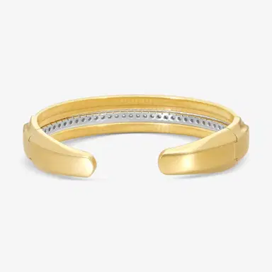 MARCO BICEGO Marco Bicego Masai 18K Yellow & White Gold Diamond Cuff Bracelet by The Solist | Thumbnail 3 MARCO BICEGO Marco Bicego Masai 18K Yellow & White Gold Diamond Cuff Bracelet by The Solist | Thumbnail 3