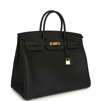HERMÈS Hermes Birkin 40 Black Togo Gold Hardware | Thumbnail 2 HERMÈS Hermes Birkin 40 Black Togo Gold Hardware | Thumbnail 2