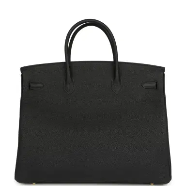 HERMÈS Hermes Birkin 40 Black Togo Gold Hardware | Thumbnail 4 HERMÈS Hermes Birkin 40 Black Togo Gold Hardware | Thumbnail 4