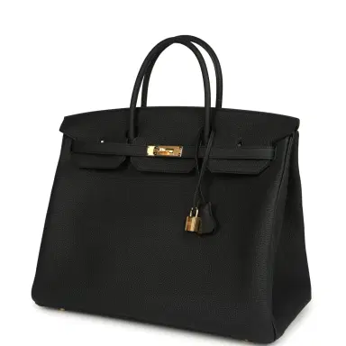 HERMÈS Hermes Birkin 40 Black Togo Gold Hardware | Thumbnail 5 HERMÈS Hermes Birkin 40 Black Togo Gold Hardware | Thumbnail 5