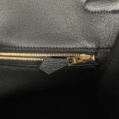 HERMÈS Hermes Birkin 40 Black Togo Gold Hardware | Thumbnail 9 HERMÈS Hermes Birkin 40 Black Togo Gold Hardware | Thumbnail 9