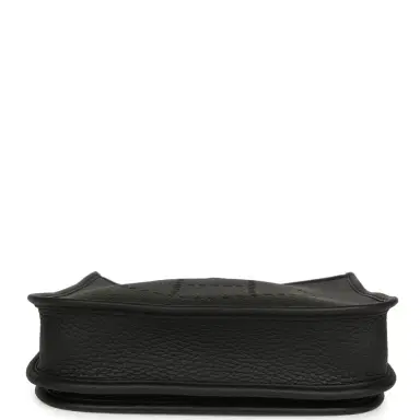 HERMÈS Hermes Evelyne 23 Black Clemence Gold Hardware | Thumbnail 6 HERMÈS Hermes Evelyne 23 Black Clemence Gold Hardware | Thumbnail 6