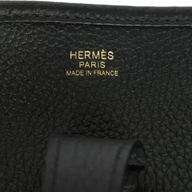 HERMÈS Hermes Evelyne III GM Black Clemence Gold Hardware | Thumbnail 7 HERMÈS Hermes Evelyne III GM Black Clemence Gold Hardware | Thumbnail 7