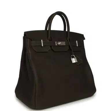 HERMÈS Hermes HAC Birkin 40 Bai Brun Togo Palladium Hardware | Thumbnail 2 HERMÈS Hermes HAC Birkin 40 Bai Brun Togo Palladium Hardware | Thumbnail 2