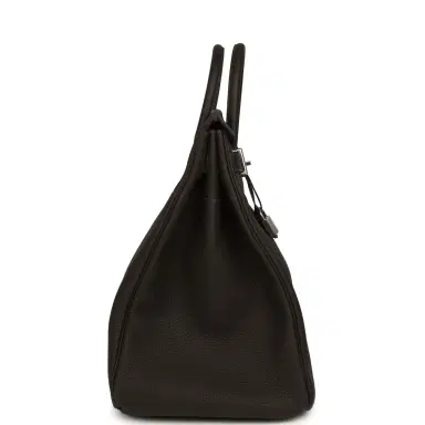 HERMÈS Hermes HAC Birkin 40 Bai Brun Togo Palladium Hardware | Thumbnail 3 HERMÈS Hermes HAC Birkin 40 Bai Brun Togo Palladium Hardware | Thumbnail 3