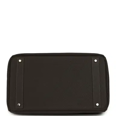 HERMÈS Hermes HAC Birkin 40 Bai Brun Togo Palladium Hardware | Thumbnail 6 HERMÈS Hermes HAC Birkin 40 Bai Brun Togo Palladium Hardware | Thumbnail 6