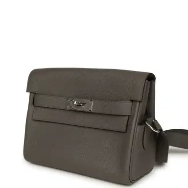 HERMÈS Hermes Kelly Messenger PM Etain Togo Palladium Hardware | Thumbnail 5 HERMÈS Hermes Kelly Messenger PM Etain Togo Palladium Hardware | Thumbnail 5