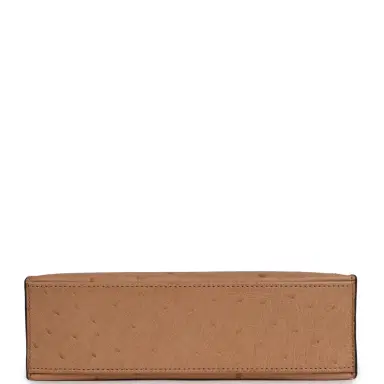 HERMÈS Hermes Kelly Pochette Chai Ostrich Gold Hardware | Thumbnail 6 HERMÈS Hermes Kelly Pochette Chai Ostrich Gold Hardware | Thumbnail 6