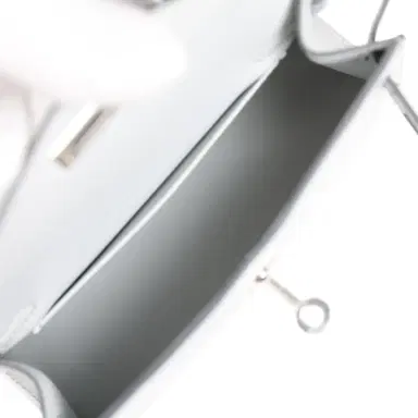 HERMÈS Hermes Kelly Sellier 20 Argent Chevre Chamkilight Palladium Hardware | Thumbnail 8 HERMÈS Hermes Kelly Sellier 20 Argent Chevre Chamkilight Palladium Hardware | Thumbnail 8