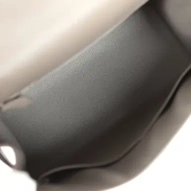 HERMÈS Hermes Kelly Sellier 28 Etain Epsom Palladium Hardware | Thumbnail 8 HERMÈS Hermes Kelly Sellier 28 Etain Epsom Palladium Hardware | Thumbnail 8