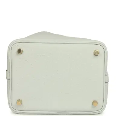 HERMÈS Hermes Picotin Lock 18 Bleu Pale Clemence Gold Hardware | Thumbnail 6 HERMÈS Hermes Picotin Lock 18 Bleu Pale Clemence Gold Hardware | Thumbnail 6
