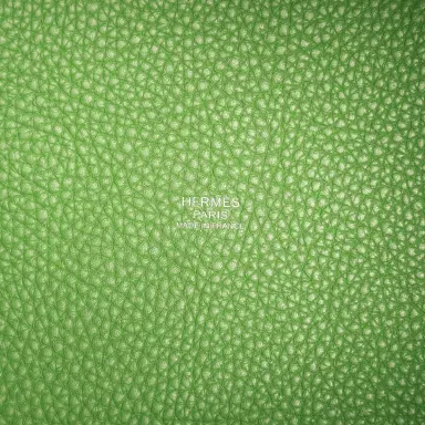 HERMÈS Hermes Picotin Lock 18 Eclat Vert Yucca Clemence, Celeste Swift Palladium Hardware | Thumbnail 8 HERMÈS Hermes Picotin Lock 18 Eclat Vert Yucca Clemence, Celeste Swift Palladium Hardware | Thumbnail 8