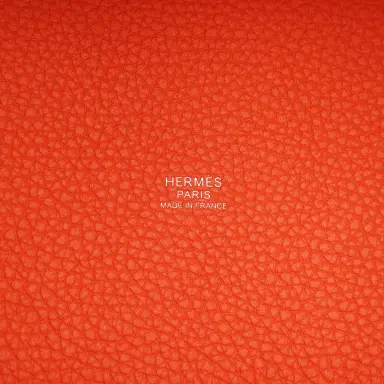 HERMÈS Hermes Picotin Lock 18 Tangerine Clemence Palladium Hardware | Thumbnail 8 HERMÈS Hermes Picotin Lock 18 Tangerine Clemence Palladium Hardware | Thumbnail 8