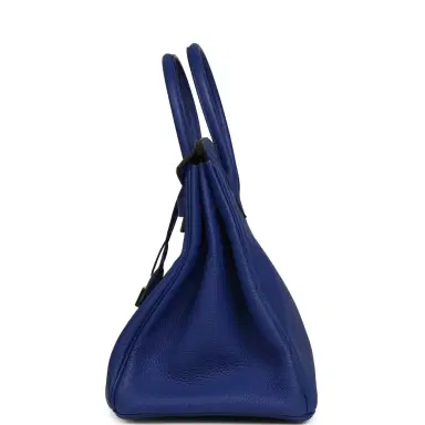 HERMÈS Pre-owned Hermes Birkin 35 Bleu Royal Togo Gold Hardware | Thumbnail 4 HERMÈS Pre-owned Hermes Birkin 35 Bleu Royal Togo Gold Hardware | Thumbnail 4