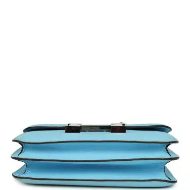 HERMÈS Pre-owned Hermes Constance 18 Celeste Epsom Palladium Hardware | Thumbnail 6 HERMÈS Pre-owned Hermes Constance 18 Celeste Epsom Palladium Hardware | Thumbnail 6