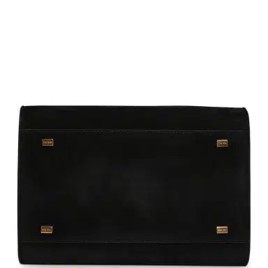 The Row The Row Soft Margaux 10 Bag Black Suede Gold Hardware | Thumbnail 6 The Row The Row Soft Margaux 10 Bag Black Suede Gold Hardware | Thumbnail 6