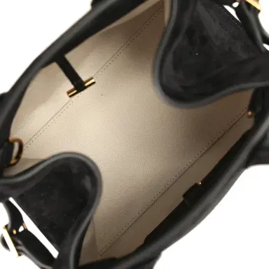 The Row The Row Soft Margaux 10 Bag Black Suede Gold Hardware | Thumbnail 8 The Row The Row Soft Margaux 10 Bag Black Suede Gold Hardware | Thumbnail 8