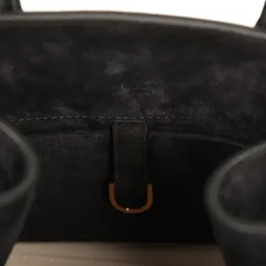 The Row The Row Soft Margaux 10 Bag Black Suede Gold Hardware | Thumbnail 10 The Row The Row Soft Margaux 10 Bag Black Suede Gold Hardware | Thumbnail 10