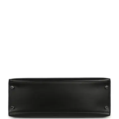 HERMÈS Vintage Hermes Kelly Sellier 32 Black Box Palladium Hardware | Thumbnail 6 HERMÈS Vintage Hermes Kelly Sellier 32 Black Box Palladium Hardware | Thumbnail 6