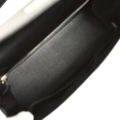 HERMÈS Vintage Hermes Kelly Sellier 32 Black Box Palladium Hardware | Thumbnail 8 HERMÈS Vintage Hermes Kelly Sellier 32 Black Box Palladium Hardware | Thumbnail 8