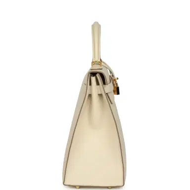HERMÈS wait to list Hermes Kelly Sellier 32 Craie Epsom Gold Hardware | Thumbnail 3 HERMÈS wait to list Hermes Kelly Sellier 32 Craie Epsom Gold Hardware | Thumbnail 3