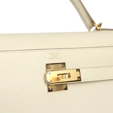 HERMÈS wait to list Hermes Kelly Sellier 32 Craie Epsom Gold Hardware | Thumbnail 7 HERMÈS wait to list Hermes Kelly Sellier 32 Craie Epsom Gold Hardware | Thumbnail 7