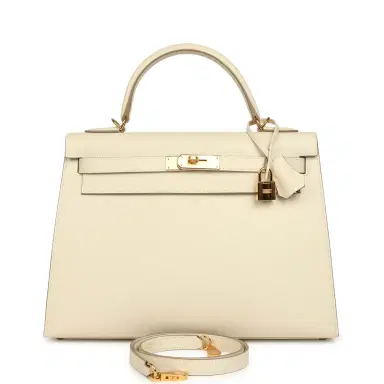 HERMÈS wait to list Hermes Kelly Sellier 32 Craie Epsom Gold Hardware | Thumbnail 1 HERMÈS wait to list Hermes Kelly Sellier 32 Craie Epsom Gold Hardware | Thumbnail 1