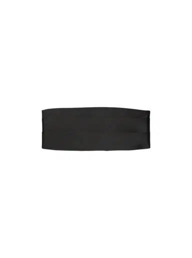 Michael Kors Collection Silk-Wool Satin Cummerbund | Thumbnail 1 Michael Kors Collection Silk-Wool Satin Cummerbund | Thumbnail 1