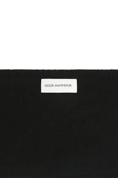 NOUR HAMMOUR Leni Cashmere Scarf | Thumbnail 3 NOUR HAMMOUR Leni Cashmere Scarf | Thumbnail 3