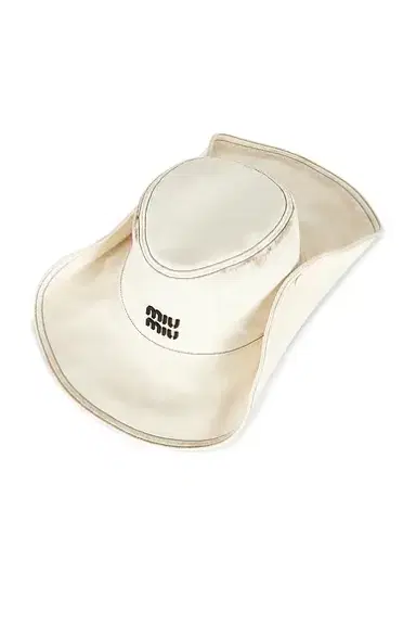 Miu Miu Denim Cowboy Hat | Thumbnail 5 Miu Miu Denim Cowboy Hat | Thumbnail 5