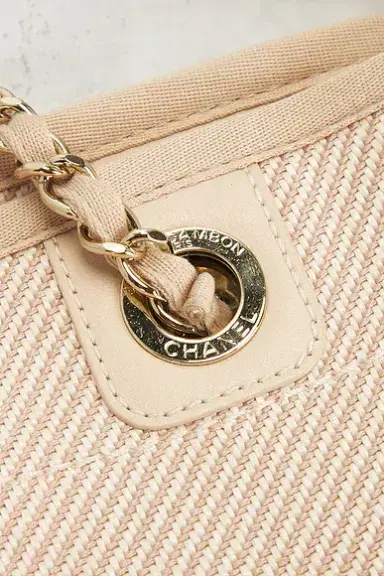 chanel Chanel Small Deauville Tote Bag | Thumbnail 8 chanel Chanel Small Deauville Tote Bag | Thumbnail 8