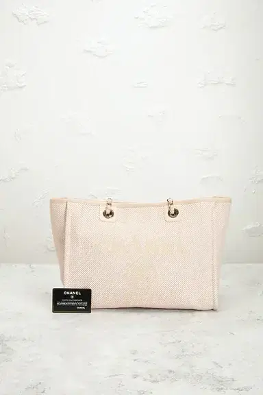 chanel Chanel Small Deauville Tote Bag | Thumbnail 9 chanel Chanel Small Deauville Tote Bag | Thumbnail 9