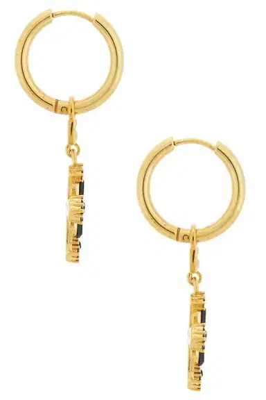 Dolce & Gabbana Hoop Cross Earrings | Thumbnail 3 Dolce & Gabbana Hoop Cross Earrings | Thumbnail 3