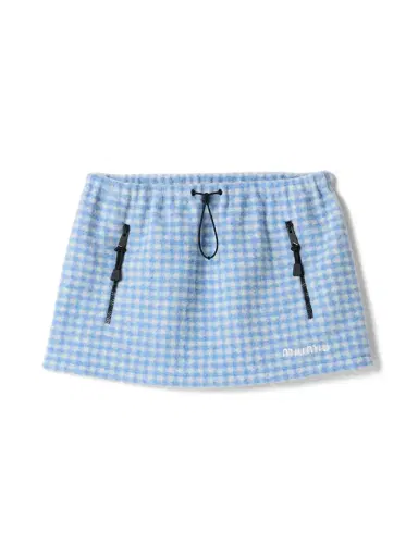 Miu Miu Vichy Fleece Mini Skirt | Thumbnail 1 Miu Miu Vichy Fleece Mini Skirt | Thumbnail 1