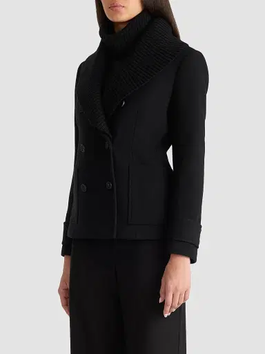 Mackage Women's Danielle Double-Breasted Coat - Black - Size Medium | Thumbnail 5 Mackage Women's Danielle Double-Breasted Coat - Black - Size Medium | Thumbnail 5