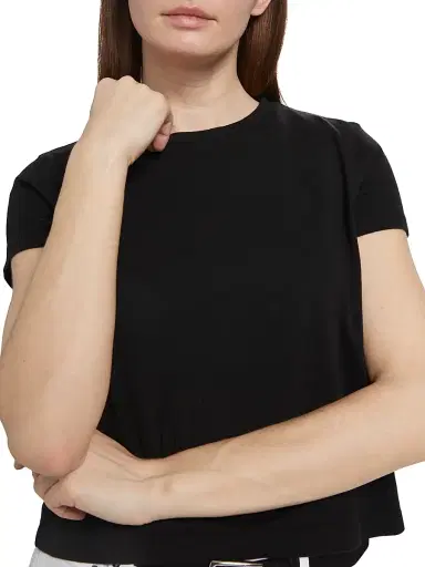 AGOLDE Women's Adine Shrunked T-Shirt - Black | Thumbnail 6 AGOLDE Women's Adine Shrunked T-Shirt - Black | Thumbnail 6