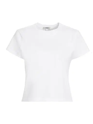 AGOLDE Women's Adine Shrunked T-Shirt - White | Thumbnail 1 AGOLDE Women's Adine Shrunked T-Shirt - White | Thumbnail 1
